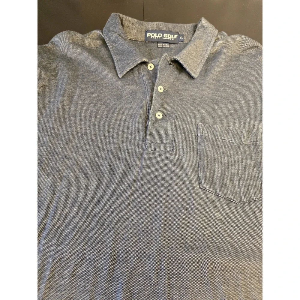 Men's Vintage 90s‎ Polo By Ralph Lauren Golf Polo Shirt XL